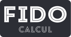 Logo FIDO Calcul v tmavom režime